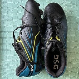 DSG Boys Black, Green & Teal Soccer Cleats
